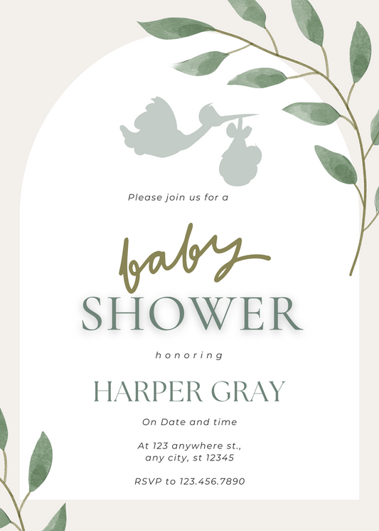 Baby Shower Announcement Bundle