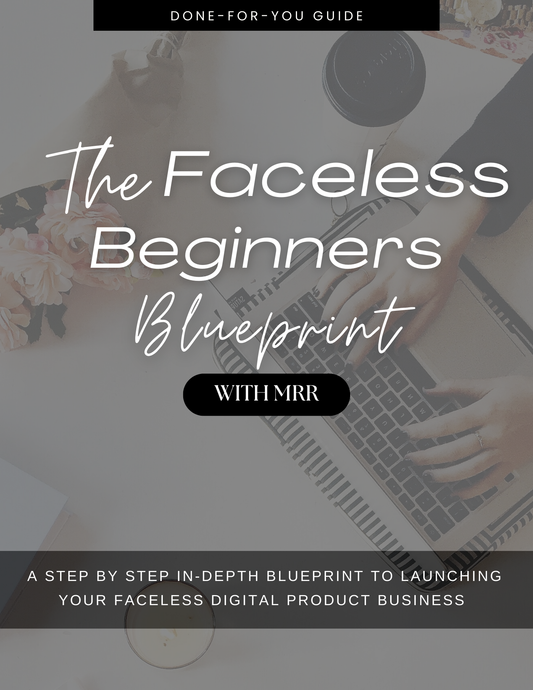 Faceless Marketing  Blueprint